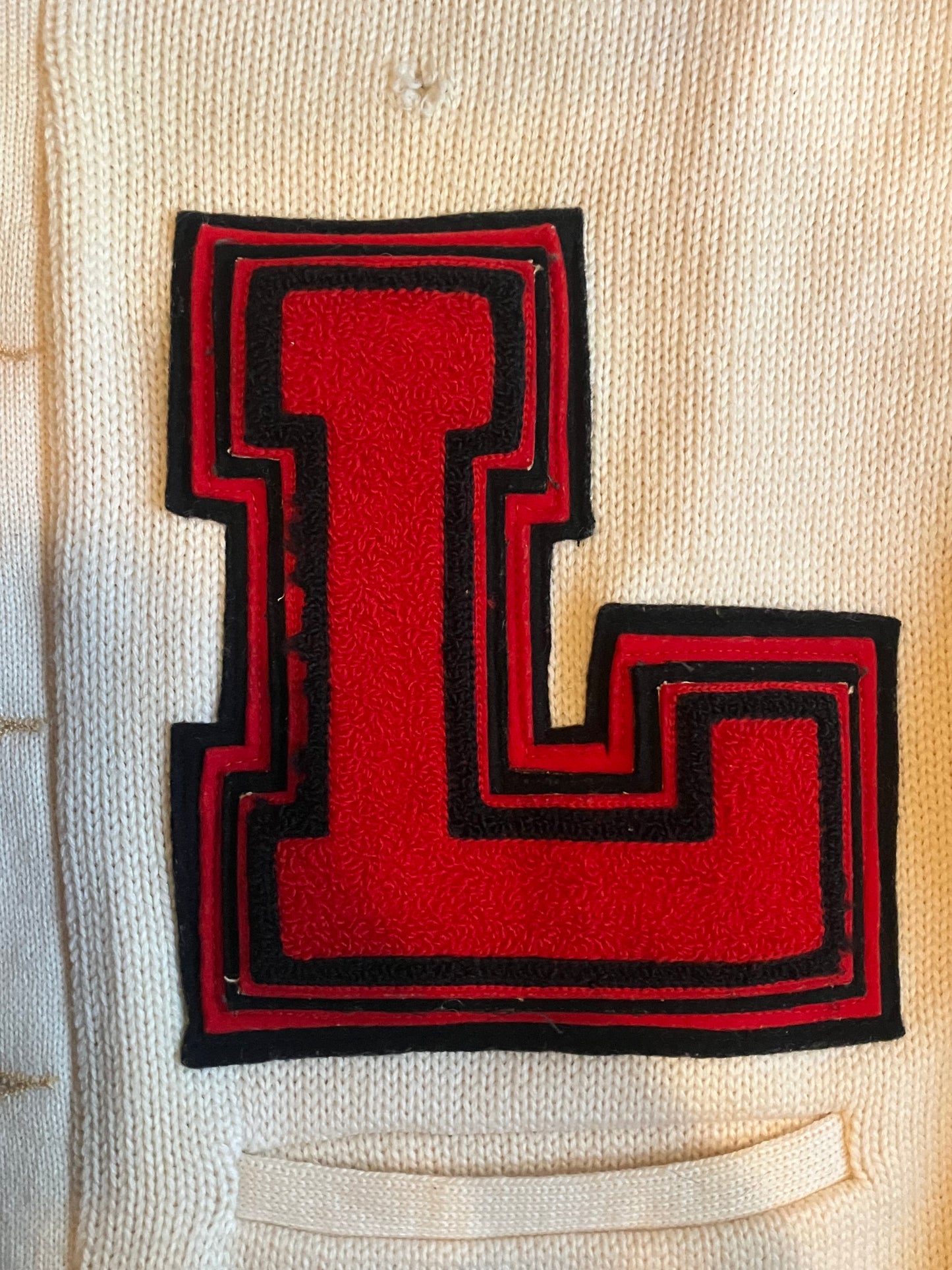 Lettered Cardigan