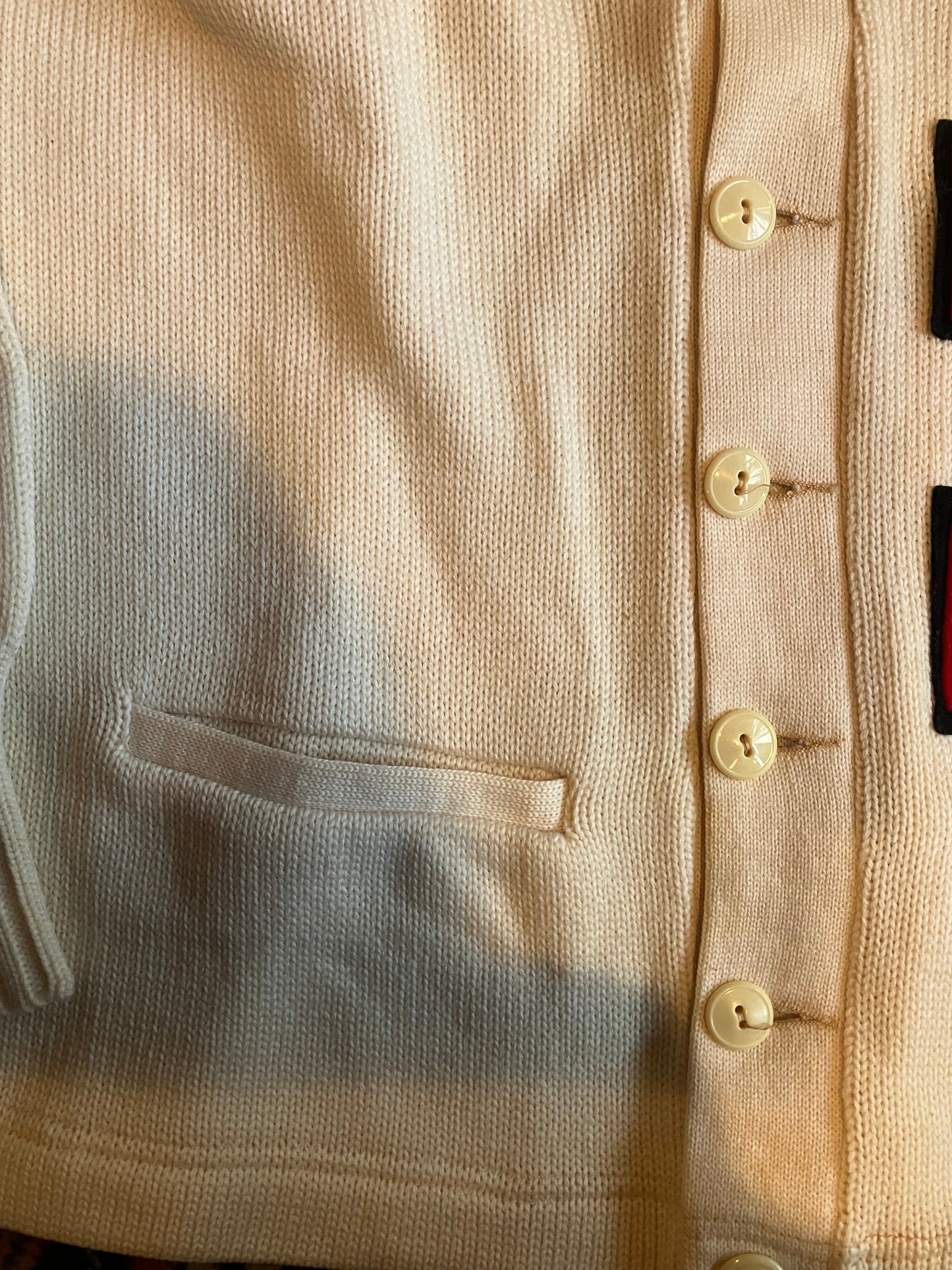 Lettered Cardigan