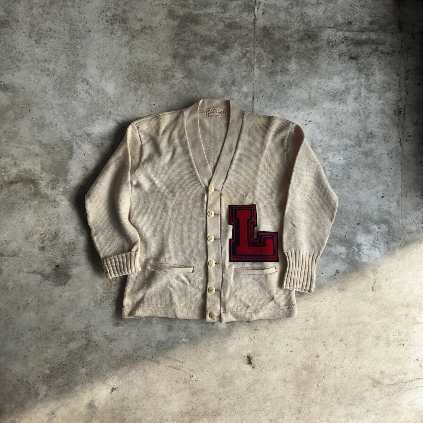 Lettered Cardigan